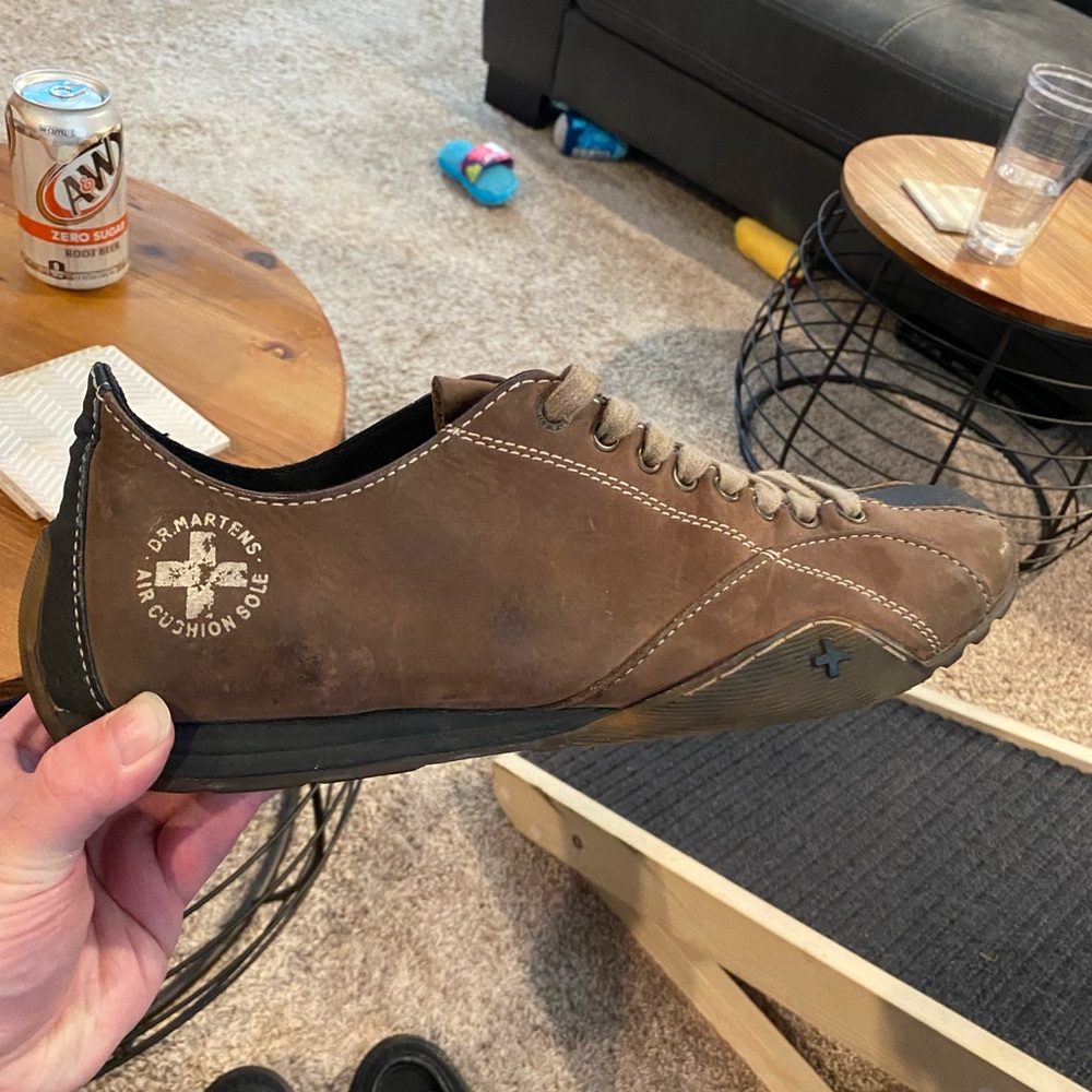 Used brown size 12 Dr Martens shoes. They are still very nice and comfortable.